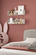 Load image into Gallery viewer, Alaric Floating Metal Book Shelf in White