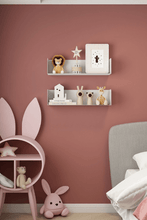 Load image into Gallery viewer, Alaric Floating Metal Book Shelf in White