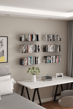 Load image into Gallery viewer, Alaric Floating Metal Book Shelf in Black
