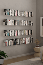 Load image into Gallery viewer, Alaric Floating Metal Book Shelf in White