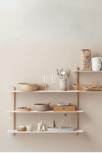 Load image into Gallery viewer, iArena Wall-Mounted Floating Metal Shelf Unit in White
