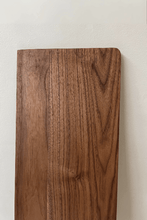 Load image into Gallery viewer, Solid Walnut Wood Wall-Mounted Floating Shelf
