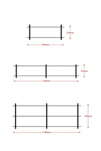 Load image into Gallery viewer, iArena Wall-Mounted Floating Metal Shelf Unit in White