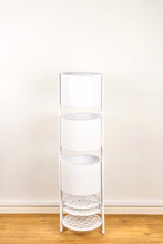 Load image into Gallery viewer, Annika 6 Tier Metal Plant Stand - White