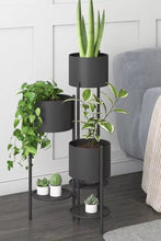 Load image into Gallery viewer, Annika 6 Tier Metal Plant Stand - Black