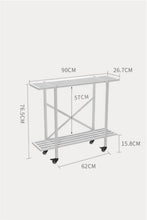 Load image into Gallery viewer, Erik 2 Tier Metal Plant Stand - White