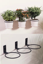 Load image into Gallery viewer, Wall-Mounted Metal Plant Pot Holder - 3 Pcs