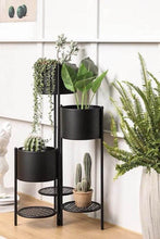 Load image into Gallery viewer, Annika 6 Tier Metal Plant Stand - Black