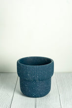 Load image into Gallery viewer, Elm Concrete Planter - Dark Blue 13.5cm