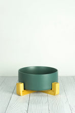 Load image into Gallery viewer, Ari Ceramic Pot with Bamboo Stand - Green