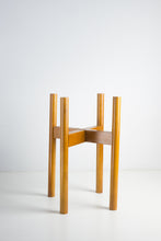 Load image into Gallery viewer, Adjustable Bamboo Plant Stand - Brown