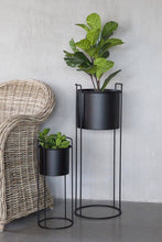 Load image into Gallery viewer, Black Large Plant Stands
