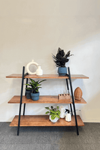 Load image into Gallery viewer, Solid Pine Wood standing shelving unit
