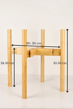 Load image into Gallery viewer, Adjustable Bamboo Plant Stand - Natural
