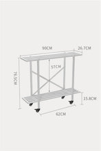 Load image into Gallery viewer, Erik 2 Tier Metal Plant Stand - White
